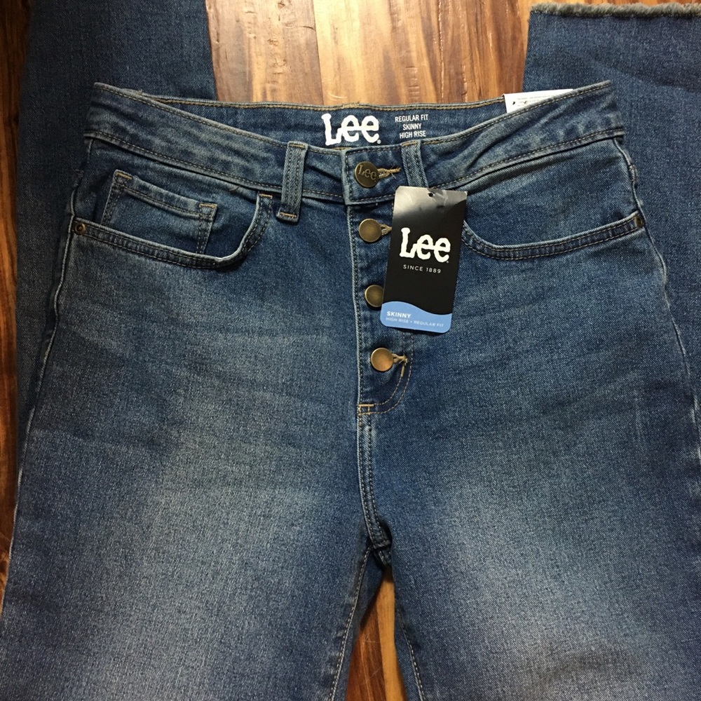 Lee Highrise Skinny Jeans